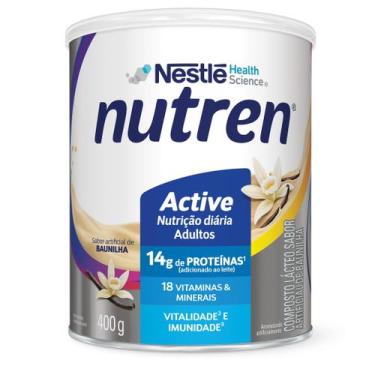 Imagem de Composto Lácteo Adulto Nutren Baunilha - Active 400g, 400g, Baunilha