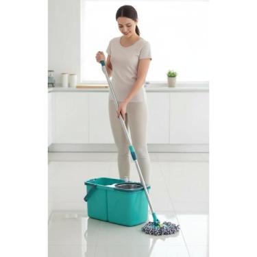 Imagem de Mop giratório 9l verde - limpeza rápida e prática - Congratulations St