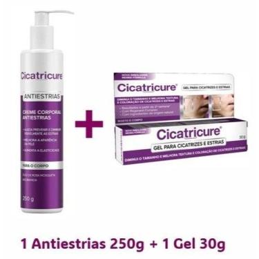 Imagem de Kit Cicatricure Antiestrias Creme 250g + Cicatricure Gel 30g