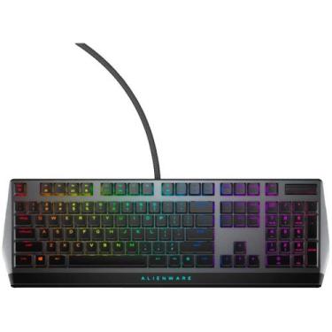 Imagem de Teclado Gamer Mecânico Alienware Low Profile RGB AW510K, Preto