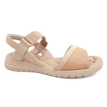 Imagem de Sandalia Papete Feminina Ortopedica Macia Leve Comfortflex 24-51306 - 