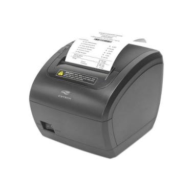 Imagem de Impressora Térmica de Cupom C3Tech, USB e Ethernet, Preto - IT-100