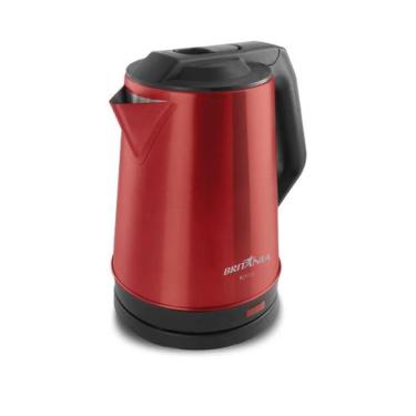Imagem de Chaleira Britânia Elétrica 1,9 Litros BCH12V Inox Vermelho - Britania,