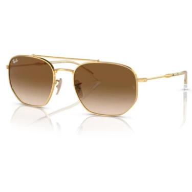 Imagem de óculos de Sol Ray-Ban 0RB3707L Metal Unissex, Dourado