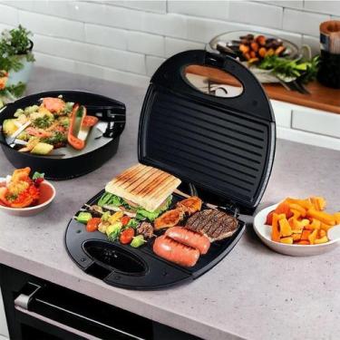 Imagem de Sanduicheira/grill eletrica 750w 110v inox - STARTOOLS, 110V