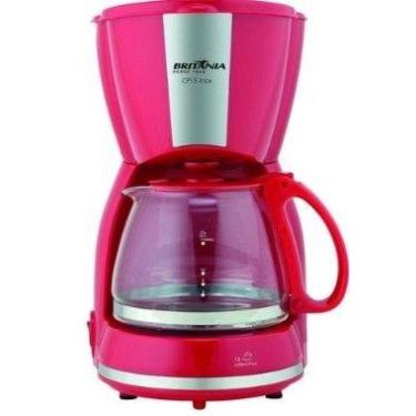 Imagem de Cafeteira Eletrica Britania Faz 15 Xicaras Red Compact Luxx 550W - Bri