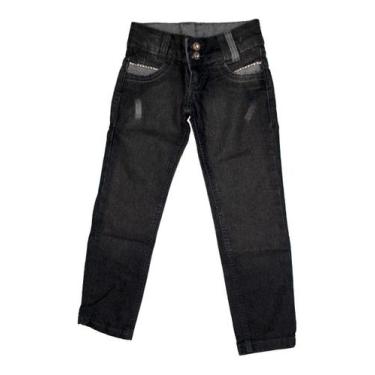 Imagem de Calça Jeans Infantil Menino Menina - anjo da mamãe, Coral, 4