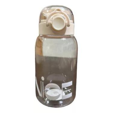 Imagem de Garrafa Diyi Acrilico Transparente 600ml C/ Protetor De Bico
