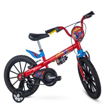 Imagem de Bicicleta Aro 16 Aluminio Spider Man Infantil Nathor Menino
