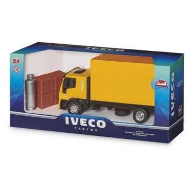 Imagem de Caminhão Carga Baú de Brinquedo Iveco Tector 451 Usual Brinquedos