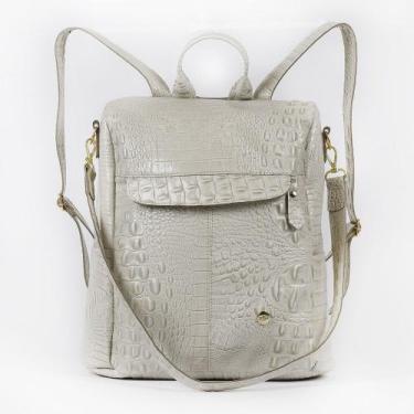 Imagem de Mochila Bolsa Feminina Escolar Para Notebook Viagem Couro - Betania Co