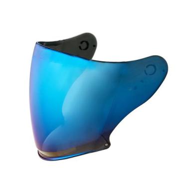 Imagem de Viseira Colorida Anti-risco Bieffe B-pace Original, Iridium Azul