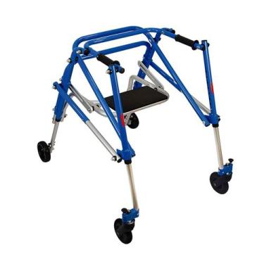 Imagem de Andador Posterior 04 Rodas M Com Assento Dobrável Mercur Cor:AzulTaman