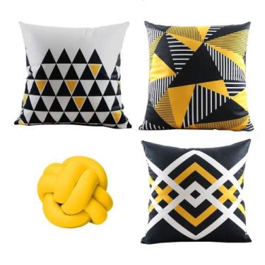 Imagem de KIT 3 OU 4 almofadas exclusivas para DECORAÇÃO quarto, escritório e sa