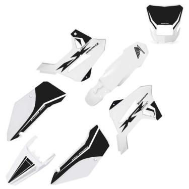 Imagem de Kit Plástico Carenagem Biker R1de Xr 250 Tornado On road C/ Adesivos -