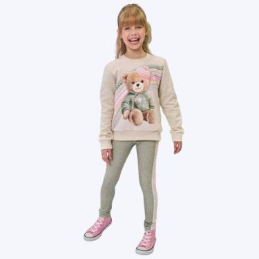 Imagem de Conjunto Casaco Moletom Ursinho E Calça Legging Termoskin Infantil Men
