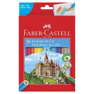 Imagem de Lápis De Cor Ecolápis Ponta Max 36 Cores - Faber Castell
