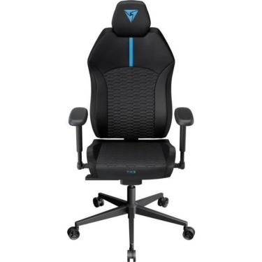 Imagem de Cadeira Gamer Tx3 Solo 360 Racer Thunderx3 Couro Sintético com Mecanismo Sync4 e Apoio 3D Azul