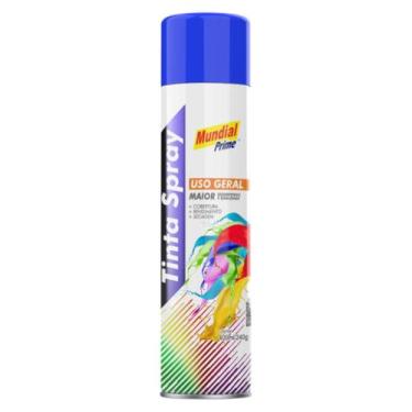 Imagem de Tinta Spray 400ML - Mundial Prime Azul Bandeira - 2 Peças (Genérico), 