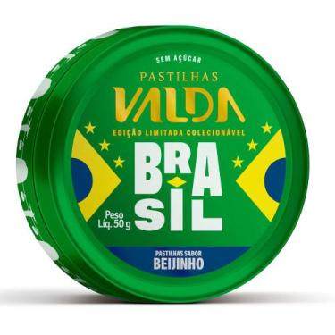 Imagem de Pastilhas Valda Brasil Sabor Beijinho Sem Açúcar Edição Limitada Colec