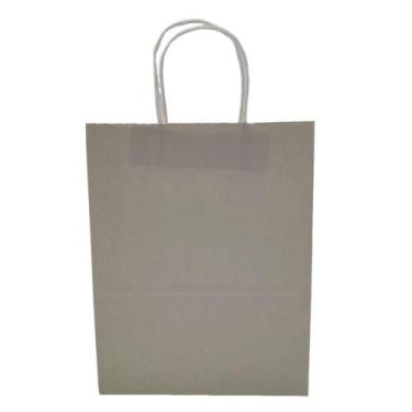 Imagem de Sacola Embalagem para Presente Cinza 27 x 21 x 11 - Quanhe