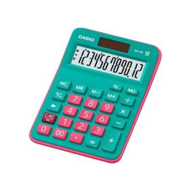 Imagem de Calculadora de mesa 12 dígitos MX-12B-GNRD Verde - Casio