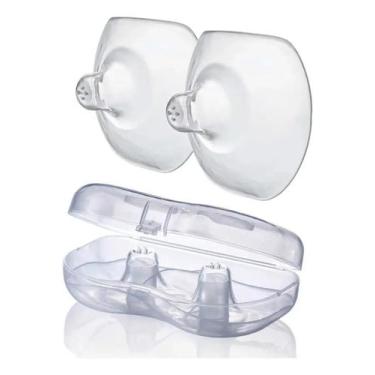 Imagem de Protetor De Silicone Para Bico Do Seio 2pçs - Multikids Baby