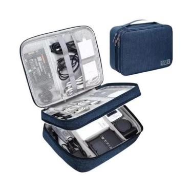 Imagem de Bolsa De Armazenamento De Cabos À Prova d'Água Para Viagem, Organizado