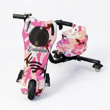 Imagem de Triciclo Elétrico Drift 350w Bluetooth 3 Velocidades Único com Amortec