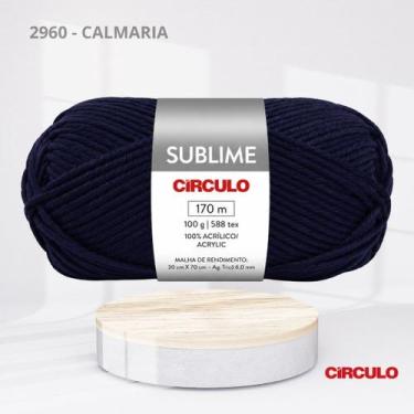 Imagem de Fio Lã Sublime 100% Acrílico 100g 170m para Tricô e Crochê Toque Macio