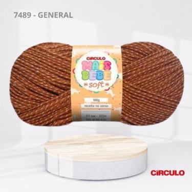 Imagem de Fio de Lã Mais Bebê Soft 100g 322m para Crochê e Tricô  Linha Macia pa