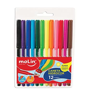 Imagem de Hidrocor 97 Color Plus, Blister com 12 cores, Molin 5000, Multicor