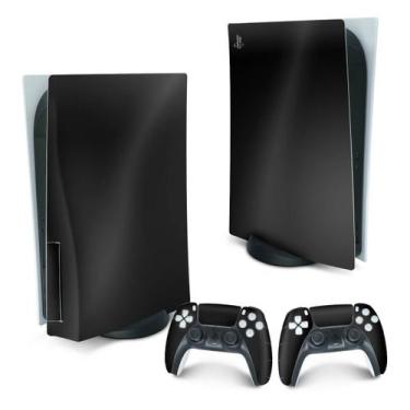 Imagem de Adesivo Compatível Ps5 Playstation 5 Skin - Preto Black Piano - Pop Ar