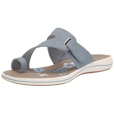 Imagem de Easy Street Sandália Slide Esportiva Feminina, Jeans, 7 X-Wide