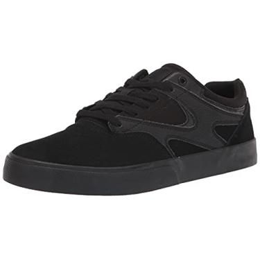 Imagem de DC Tênis de skate masculino casual cano baixo Kalis Vulc, Preto/Preto/Preto, 4.5