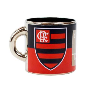 Imagem de Mini Caneca Decorativa Ímã Metal 3.5Cm - Flamengo