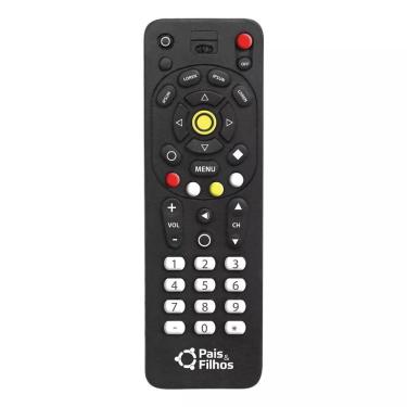 Imagem de Mordedor Meu Controle Remoto 3330 Infantil Bebês Macio Anti Alérgico Criança Brinquedo Mastigação