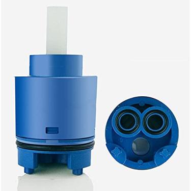 Imagem de Cartucho de torneira misturadora de substituição de cartucho de disco de cerâmica, torneira interna quente e fria, válvula de pia de banheiro para torneira de cozinha de banheiro