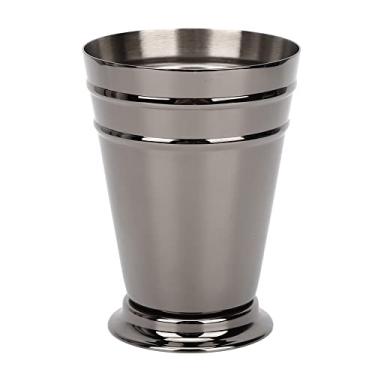 Imagem de Copo de coquetel gelado de a?o inoxid¨¢vel 304,caneca de vinho para beber anti queda com tecnologia de ¨ªon de v¨¢cuo banhado a ouro para bar de festa barman para coquetel(BLACK), Coquetel de Canec