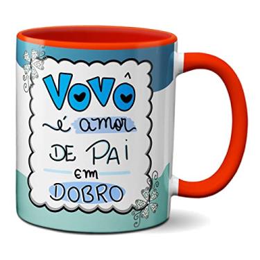 Imagem de Caneca Dia Dos Avós Vovô É Amor De Pai Em Dobro (Vermelha)