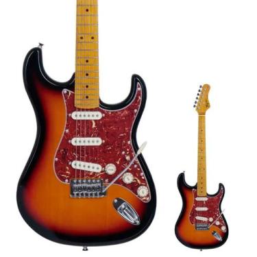 Imagem de Guitarra Strato Tagima Tg-530 Série Woodstock Sunburst