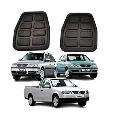 Imagem de Kit Capa Pedal Embreagem E Freio Gol Parati Saveiro 02/