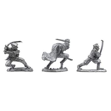 Imagem de IRON WIND METALS Conjunto de 3 peças Ninja de 3 estágios – 100% estanho sem chumbo – Miniaturas de fantasia clássica para jogos de mesa de 28 mm – Feito nos EUA – Miniaturas RAL Partha