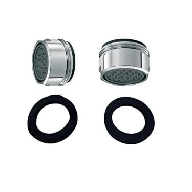 Imagem de Kit 2 Bicos Arejadores Macho Para Torneira Filtro Rosca 24mm