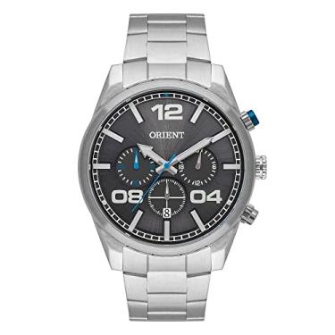 Imagem de Relógio Orient Masculino Ref: Mbssc243 G2sx Cronógrafo Prateado
