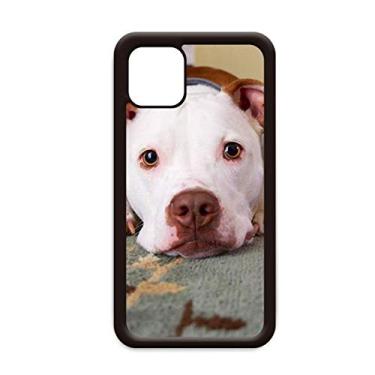 Imagem de Capa com imagem de animal de estimação buldogue branco para iPhone 12 Pro Max para Apple Mini Mobile Case Shell