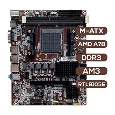 Imagem de Placa Mae Mancer A78 FX, DDR3, Socket AM3, M-ATX, Chipset AMD A78, MCR-A78FX-01