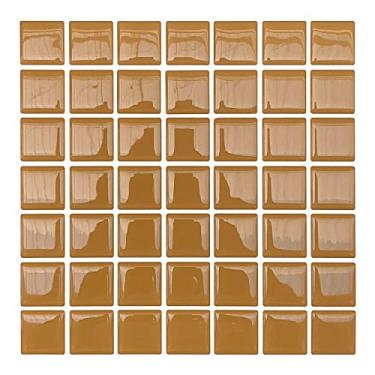 Imagem de Pastilha Adesiva Marrom Seridó Kit 4 Placas Adesivo 3M