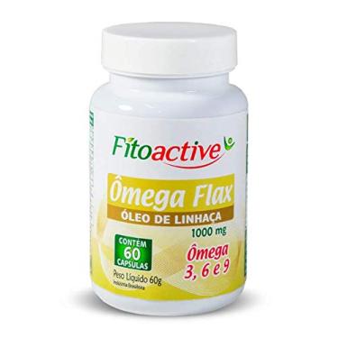 Imagem de Óleo De Linhaça 1000 MG 60 Cápsulas Ômega 3 6 9 Fitoactive