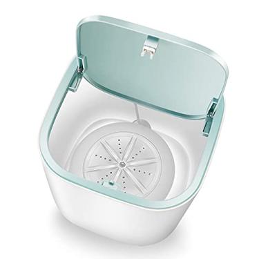 Imagem de Eastdall Lavadora Ultrassônica Pessoal,Mini Máquina de Lavar Roupa Lavadora de Tambor Lavadora de Roupa Interior Meias Lavadora Portátil Rotativa Lavadora de Turbina Ultrasônica Pessoal Conveniente